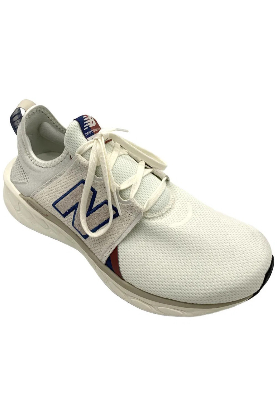 New Balance Men's Fresh Foam X Cruz V3 Sneakers Sea Salt/Timberwolf - Wide